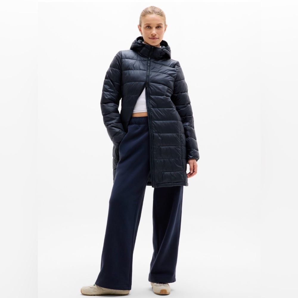 Nwt Athleta Aire Puffer Eclipse Parka Sz Small (#473132)